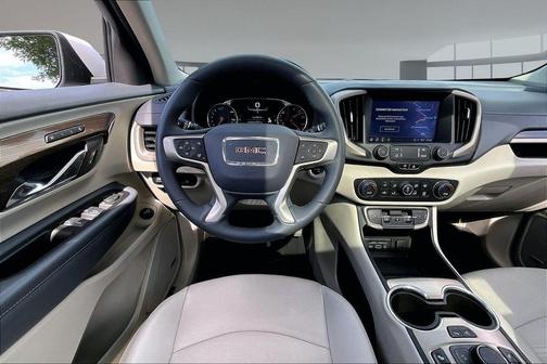 White Frost Tri-Coat 2023 GMC Terrain Denali