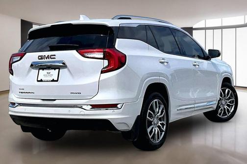 White Frost Tri-Coat 2023 GMC Terrain Denali