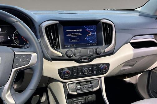 White Frost Tri-Coat 2023 GMC Terrain Denali