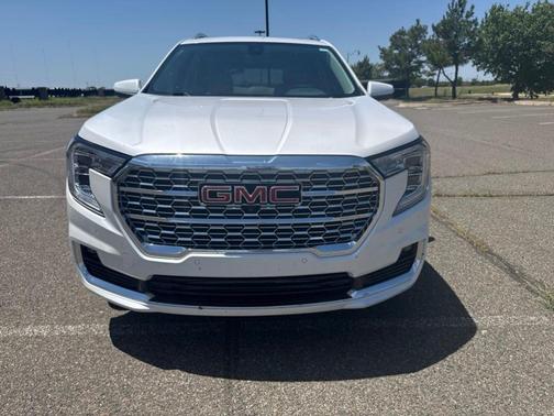 White Frost Tri-Coat 2023 GMC Terrain Denali