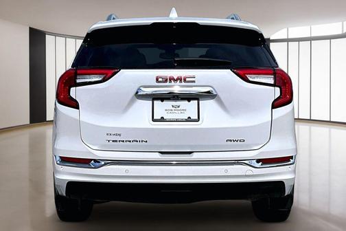 White Frost Tri-Coat 2023 GMC Terrain Denali