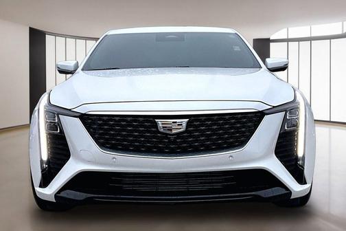 Crystal White Tri-Coat 2025 Cadillac CT5 Premium Luxury RWD