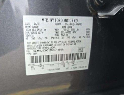 Asher Gray 2021 Lincoln Aviator Reserve AWD