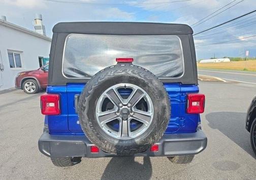 Ocean Blue Metallic 2020 Jeep Wrangler Unlimited Sahara