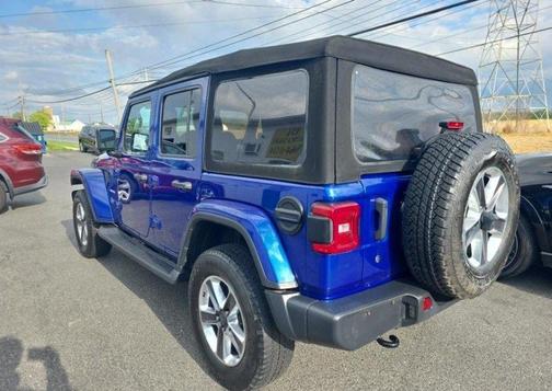Ocean Blue Metallic 2020 Jeep Wrangler Unlimited Sahara