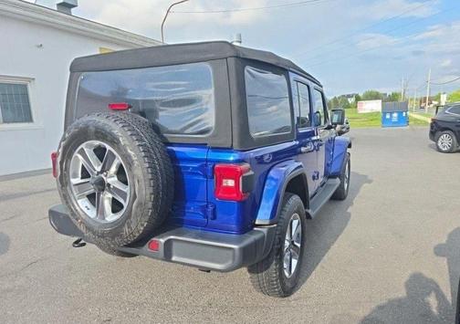 Ocean Blue Metallic 2020 Jeep Wrangler Unlimited Sahara