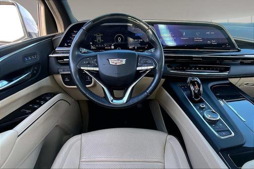 Crystal White Tri-Coat 2023 Cadillac Escalade Premium Luxury