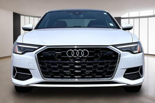 Glacier White Metallic 2024 Audi A6 45 Premium