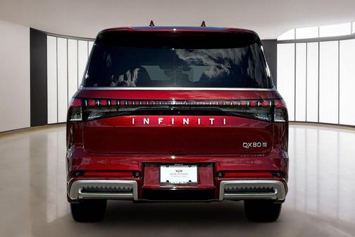 Coulis Red 2025 INFINITI QX80 SENSORY
