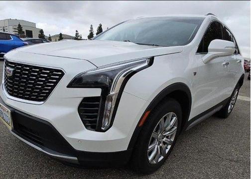 Crystal White Tri-Coat 2023 Cadillac XT4 Premium Luxury