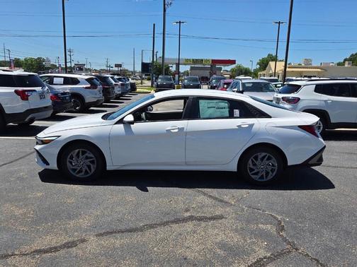 White 2026 Hyundai ELANTRA HEV Blue