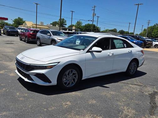 White 2026 Hyundai ELANTRA HEV Blue