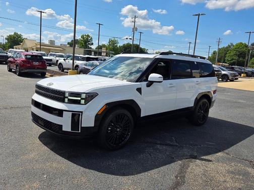 White 2026 Hyundai SANTA FE HEV Calligraphy
