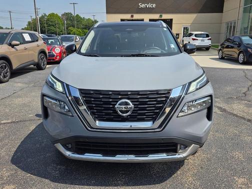 Solid Gray / Black 2021 Nissan Rogue Platinum