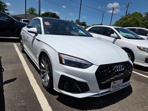 Arkona White 2025 Audi A5 Sportback 45 S line quattro Premium