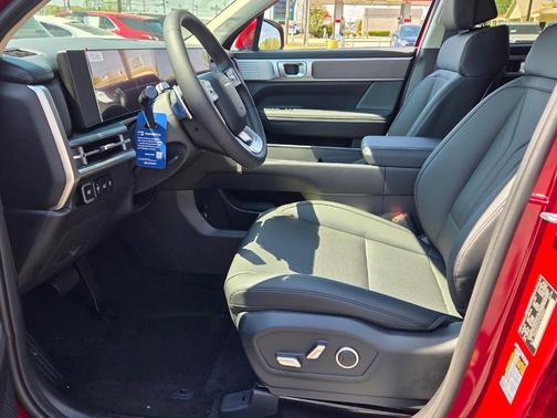 Red 2026 Hyundai SANTA FE HEV SEL