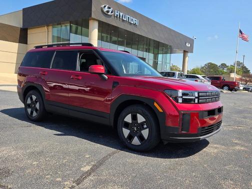 Red 2026 Hyundai SANTA FE HEV SEL