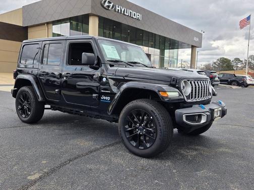 Black Clearcoat 2024 Jeep Wrangler 4xe Sahara