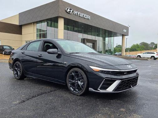 Black 2025 Hyundai ELANTRA N Line