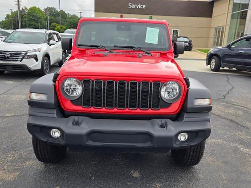 Firecracker Red Clearcoat 2025 Jeep Wrangler Sport