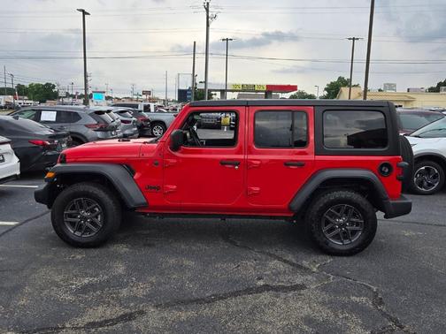 Firecracker Red Clearcoat 2025 Jeep Wrangler Sport