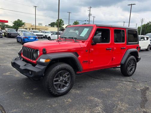 Firecracker Red Clearcoat 2025 Jeep Wrangler Sport