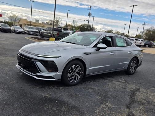 Silver 2026 Hyundai SONATA Hybrid Blue