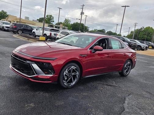 Red 2026 Hyundai SONATA SEL Sport