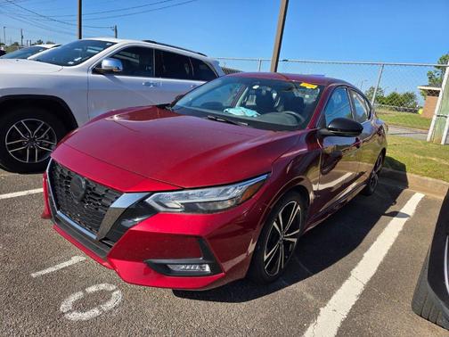 Scarlet Ember 2021 Nissan Sentra SR