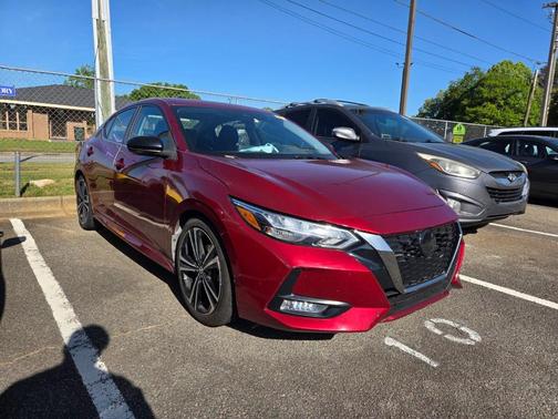 Scarlet Ember 2021 Nissan Sentra SR