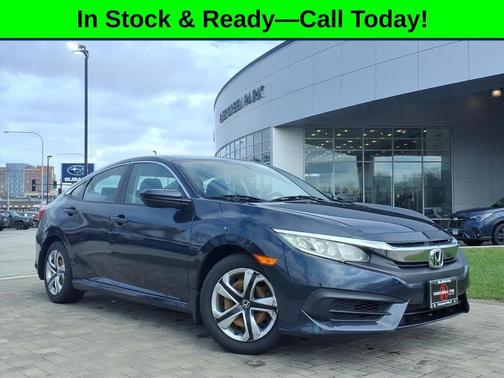 Modern Steel Metallic 2016 Honda Civic LX