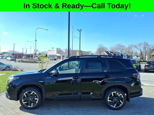 dark metallic aluminum alloy 2026 Subaru Forester Hybrid Premium