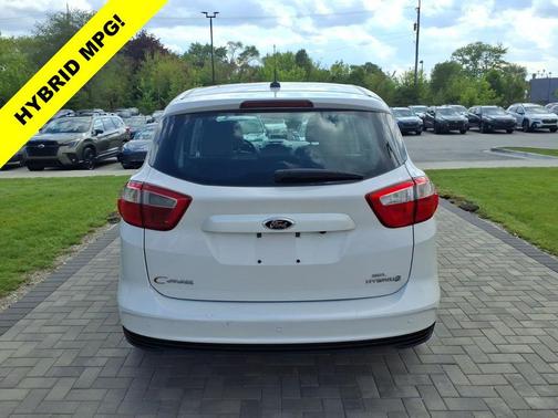 White Platinum Metallic Tri-Coat 2013 Ford C-Max Hybrid SEL