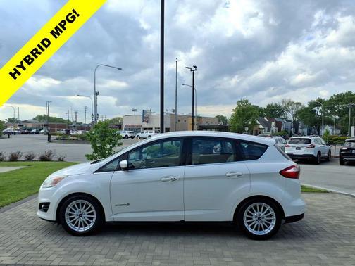 White Platinum Metallic Tri-Coat 2013 Ford C-Max Hybrid SEL