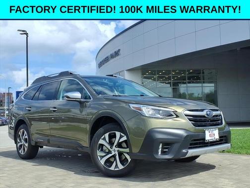 Green Metallic 2022 Subaru Outback Touring