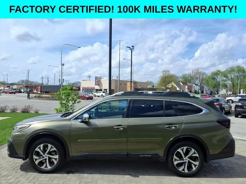 Green Metallic 2022 Subaru Outback Touring