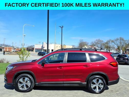 Crimson Red Pearl 2022 Subaru Ascent Premium 8-Passenger