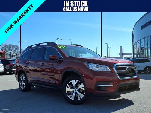 Crimson Red Pearl 2022 Subaru Ascent Premium 8-Passenger