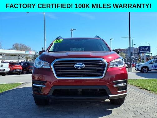 Crimson Red Pearl 2022 Subaru Ascent Premium 8-Passenger