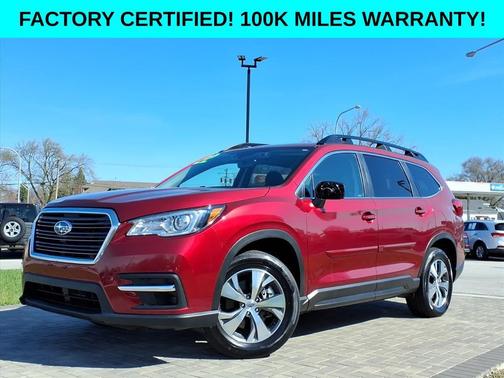 Crimson Red Pearl 2022 Subaru Ascent Premium 8-Passenger