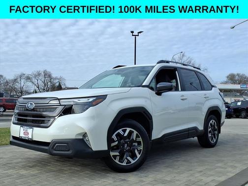 Crystal White Pearl 2026 Subaru Forester Premium