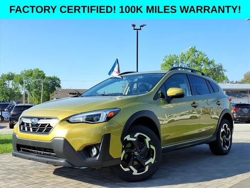 Plasma Yellow Pearl 2023 Subaru Crosstrek Limited