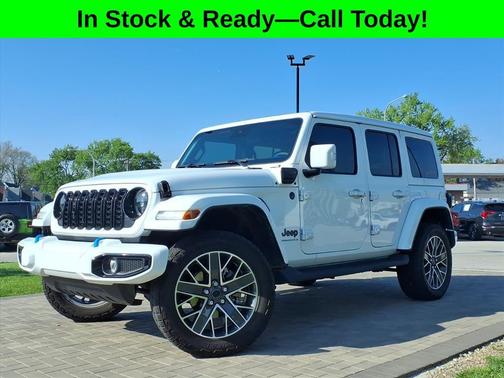 Bright White Clearcoat 2024 Jeep Wrangler 4xe High Altitude