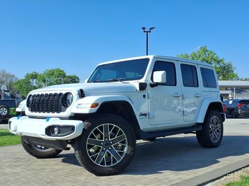 Bright White Clearcoat 2024 Jeep Wrangler 4xe High Altitude