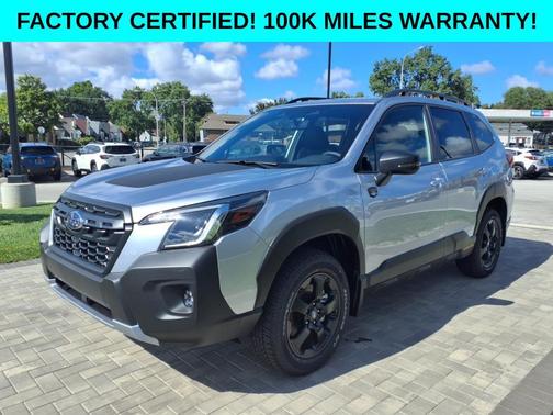 Ice Silver Metallic 2025 Subaru Forester Wilderness