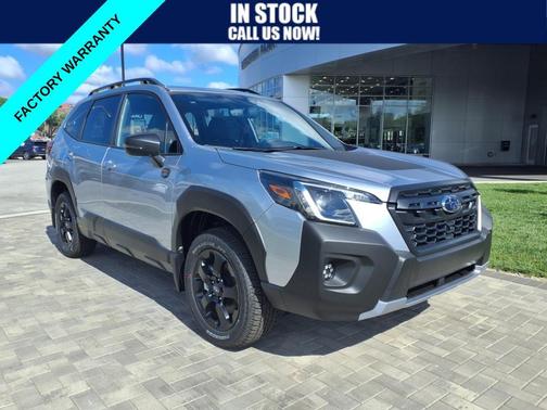 Ice Silver Metallic 2025 Subaru Forester Wilderness