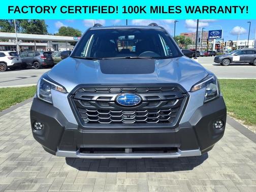Ice Silver Metallic 2025 Subaru Forester Wilderness