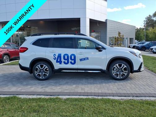 Crystal White Pearl 2025 Subaru Ascent Limited 8-Passenger