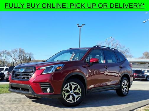 Crimson Red Pearl 2023 Subaru Forester Premium