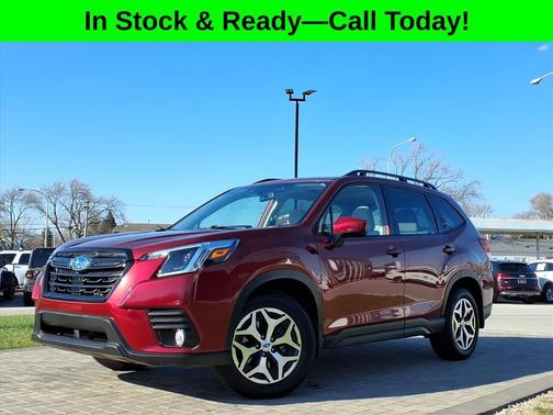 Crimson Red Pearl 2023 Subaru Forester Premium